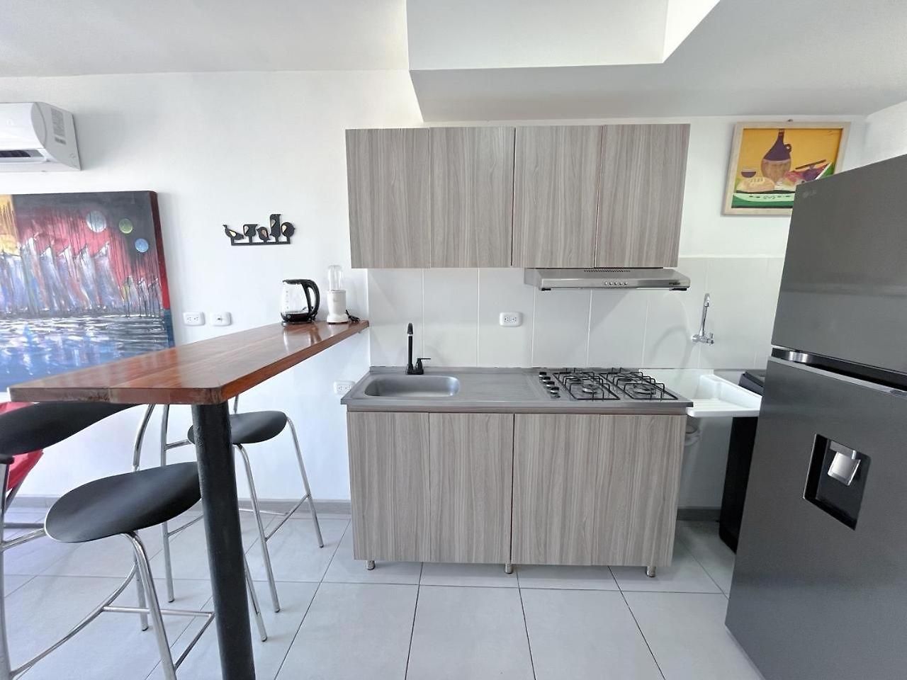 Apartamento Acogedor Apto Cerca A La Playa Wifi Piscina Ac *